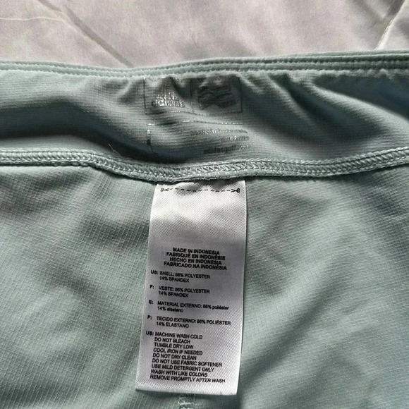 Adidas Tennis Skort - Light Blue /yellow size large poxkets - Picture 5 of 7